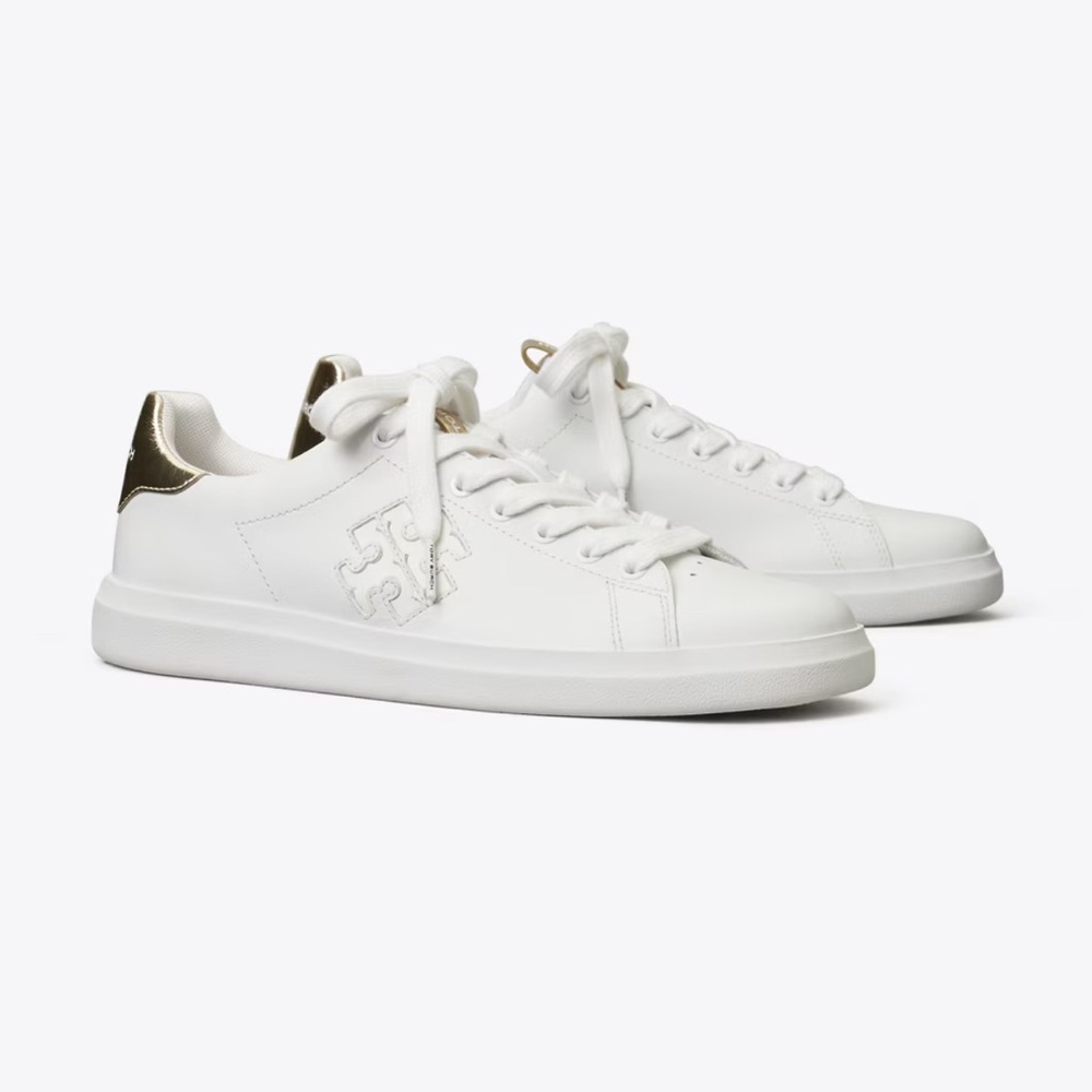 Tory Burch Howell Bicolor Low-Top Sneakers